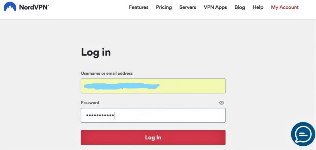 Cancel your NordVPN account log in page
