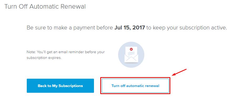 Cancel ExpressVPN account-Turn off automatic renewal