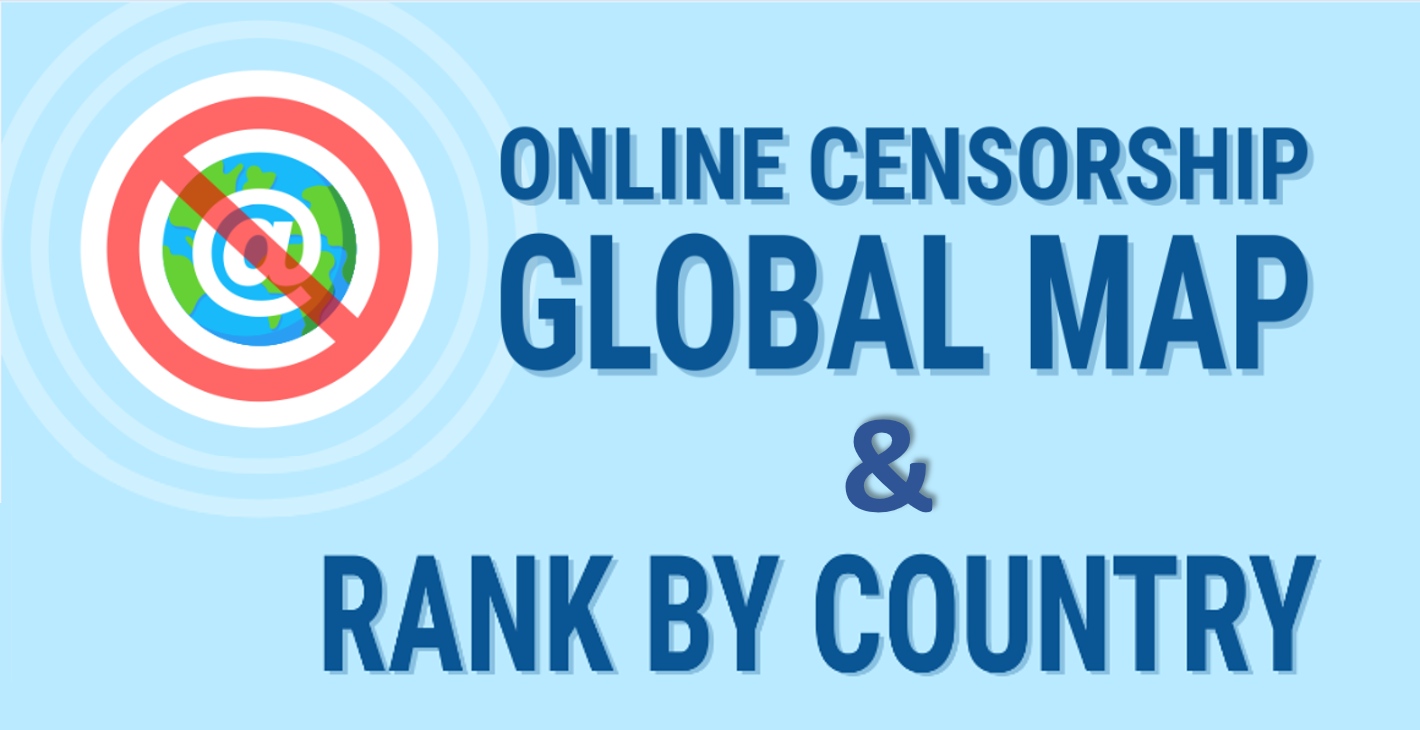 Cenzúra: országok internet-korlátozásainak térképe és rangsor