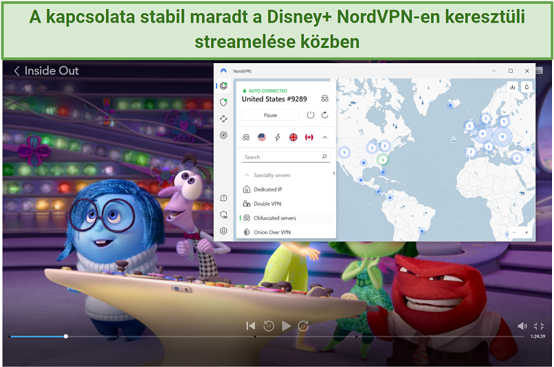 Watching Disney+ with NordVPN
