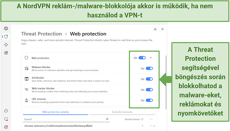 Screenshot of the Threat Protection feature on Windows