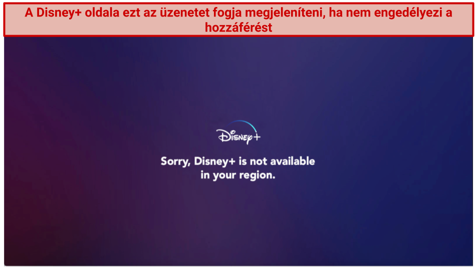graphics showing Disney+ error message